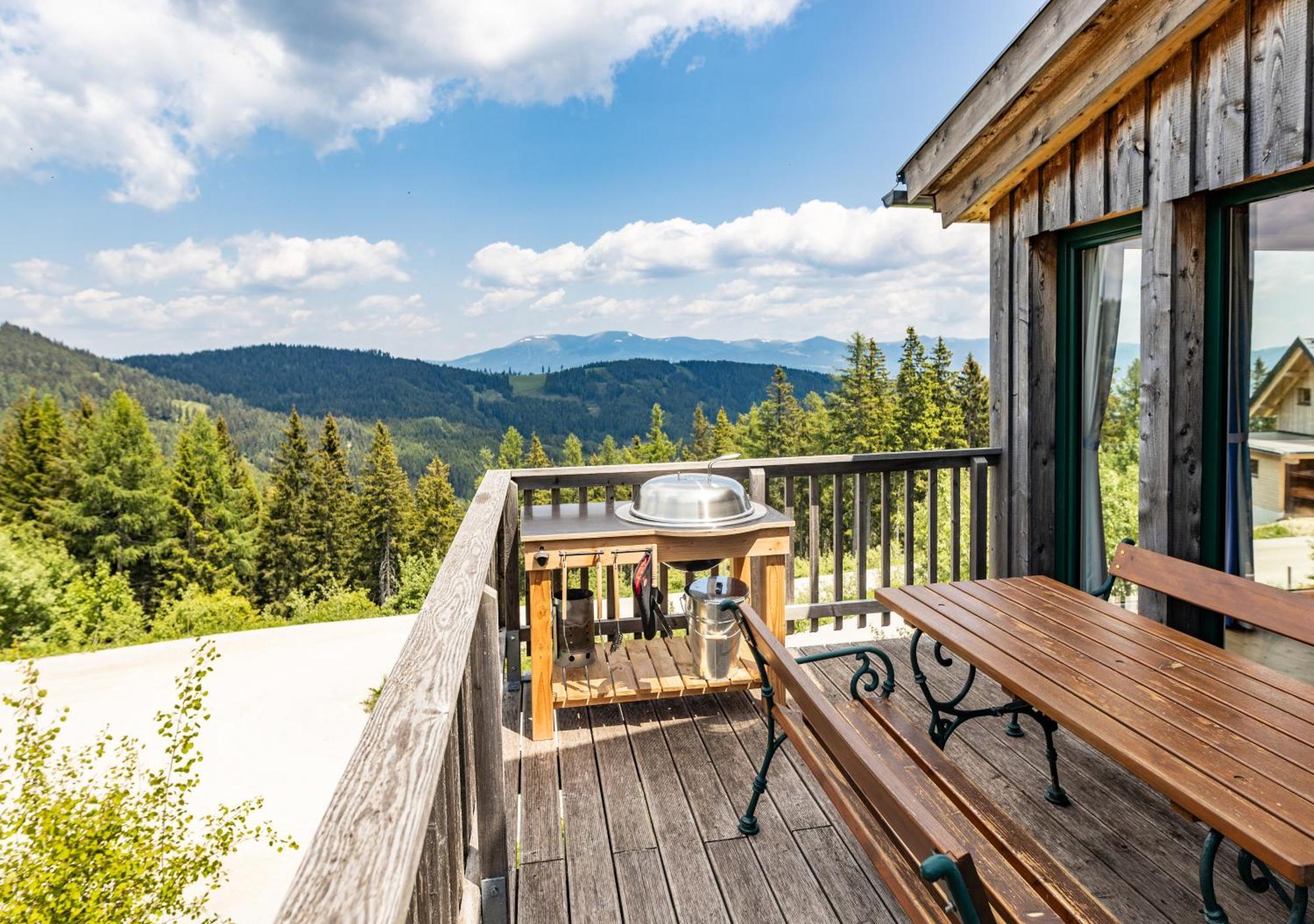 1A Chalet Rast - Wandern, Grillen, Traumblick, Indoor Sauna Bad Sankt Leonhard im Lavanttal Dış mekan fotoğraf